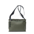 Shoulder Bag T Messenger Green Grained Calfskin Leather