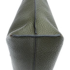Shoulder Bag T Messenger Green Grained Calfskin Leather