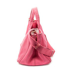 Shoulder Bag Medium Canapa Tote Fuchsia Pink Canapa Canvas