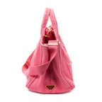 Shoulder Bag Medium Canapa Tote Fuchsia Pink Canapa Canvas