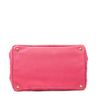 Shoulder Bag Medium Canapa Tote Fuchsia Pink Canapa Canvas