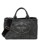 Shoulder Bag Medium Canapa Tote Grey Canapa Denim Canvas