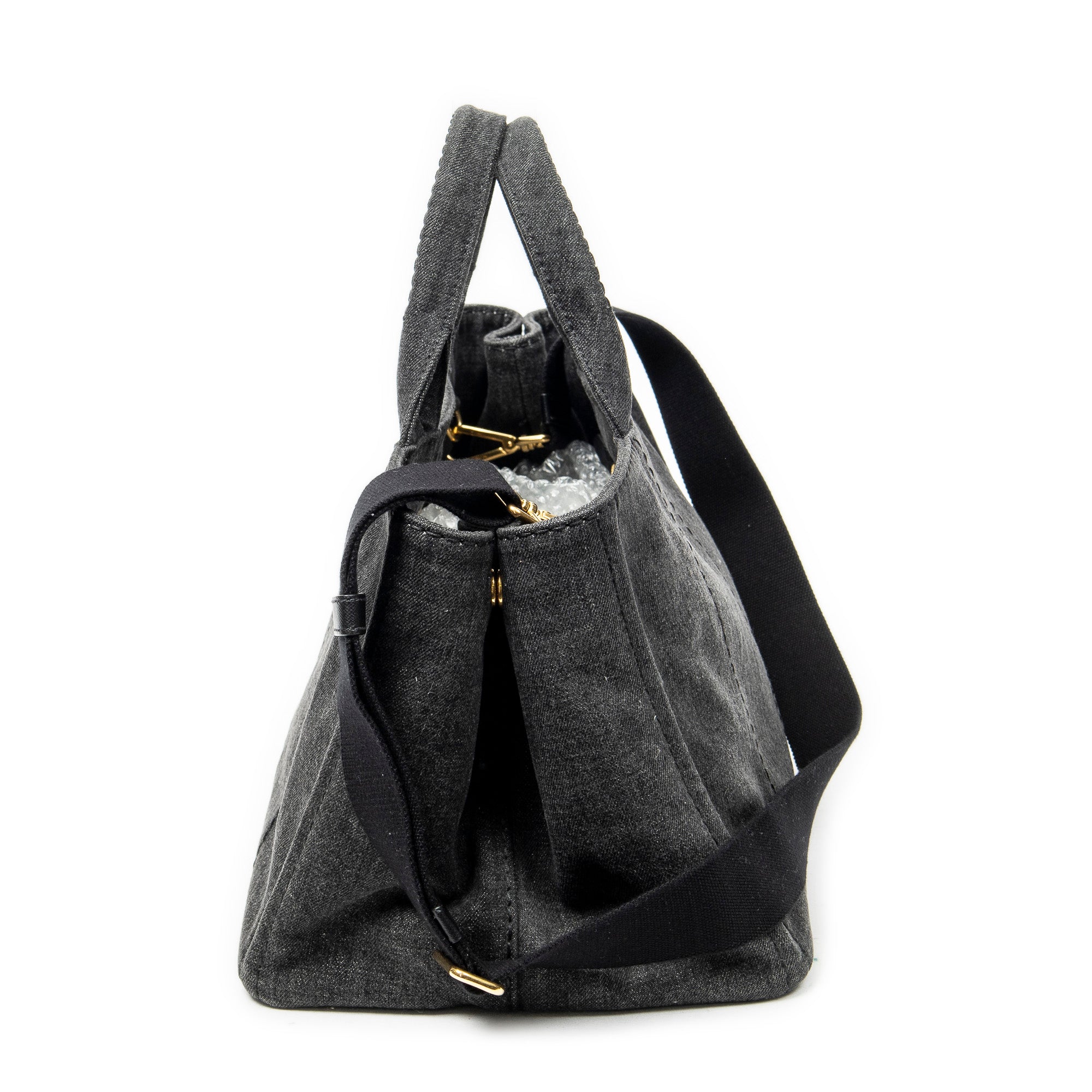 Shoulder Bag Medium Canapa Tote Grey Canapa Denim Canvas