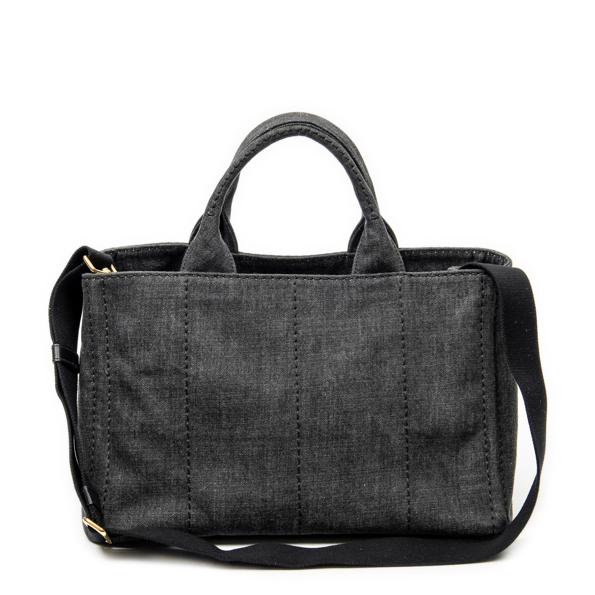 Shoulder Bag Medium Canapa Tote Grey Canapa Denim Canvas