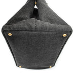 Shoulder Bag Medium Canapa Tote Grey Canapa Denim Canvas