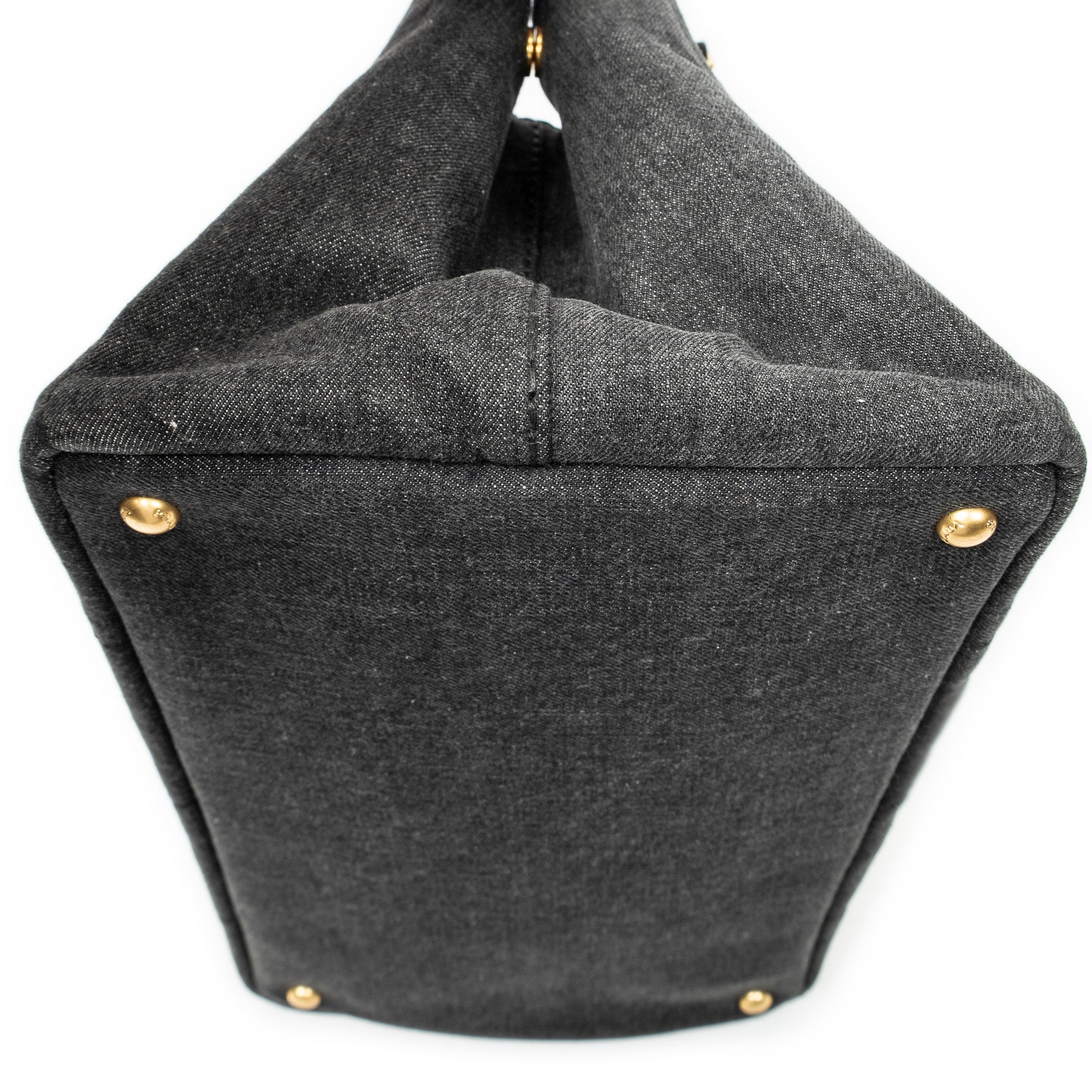 Shoulder Bag Medium Canapa Tote Grey Canapa Denim Canvas