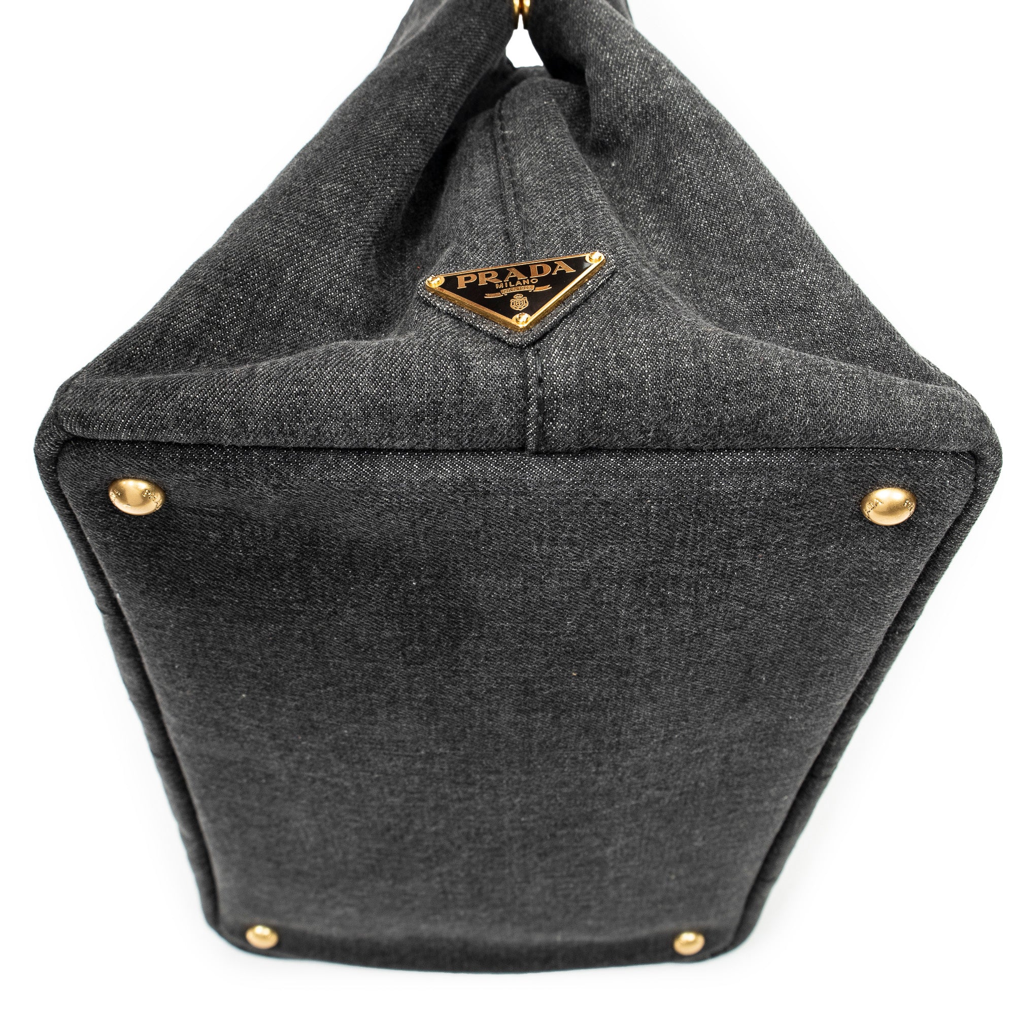 Shoulder Bag Medium Canapa Tote Grey Canapa Denim Canvas