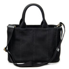 Shoulder Bag Small Canapa Tote Black Canapa Canvas