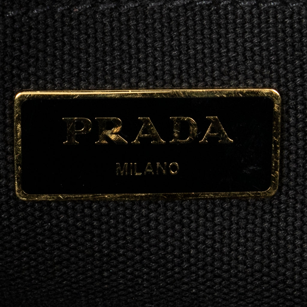 Shoulder Bag Small Canapa Tote Black Canapa Canvas