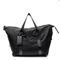 Travel Bag Collapsible Weekender Black Nylon Canvas