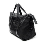 Travel Bag Collapsible Weekender Black Nylon Canvas