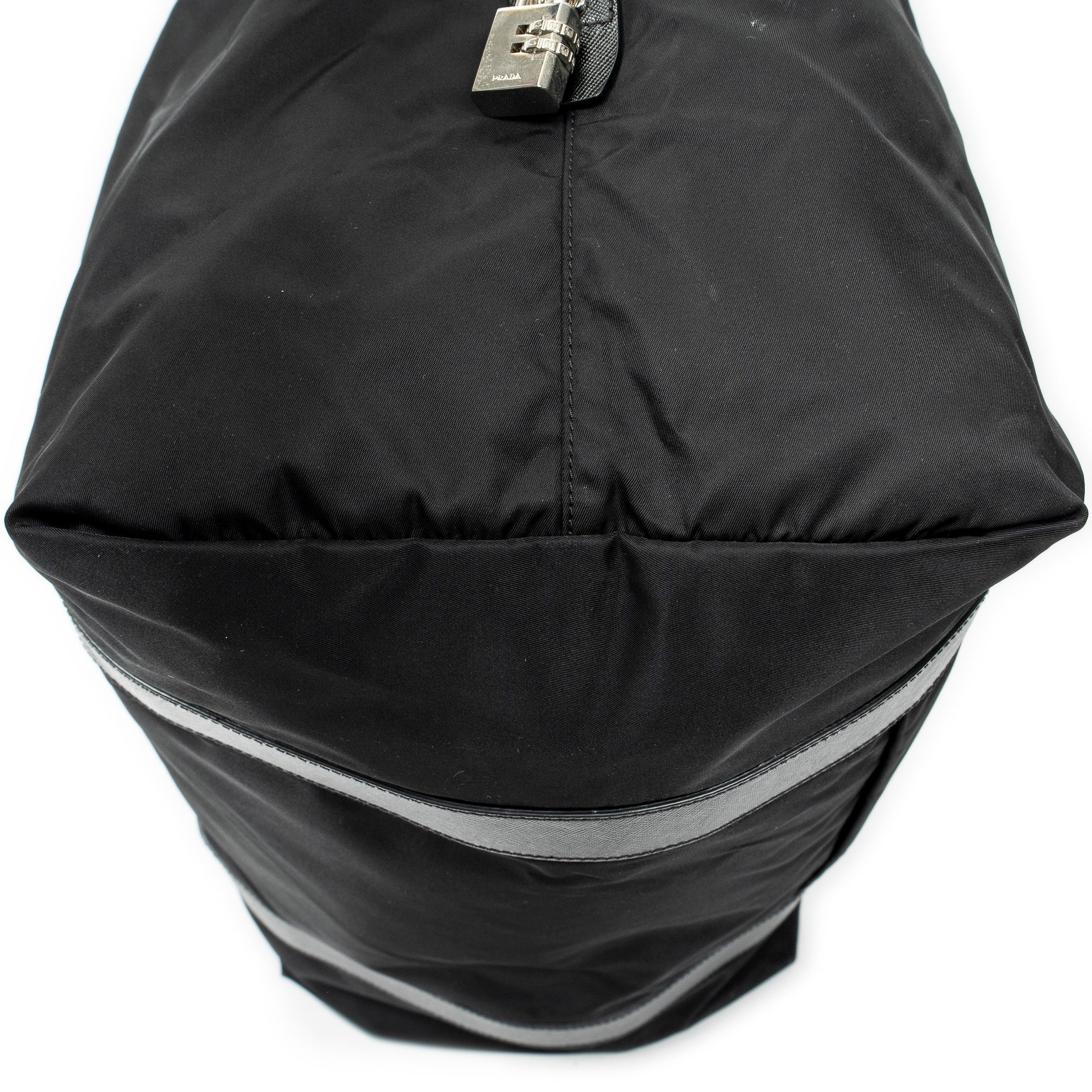 Travel Bag Collapsible Weekender Black Nylon Canvas