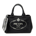 Shoulder Bag Small Canapa Tote Black Canapa Canvas
