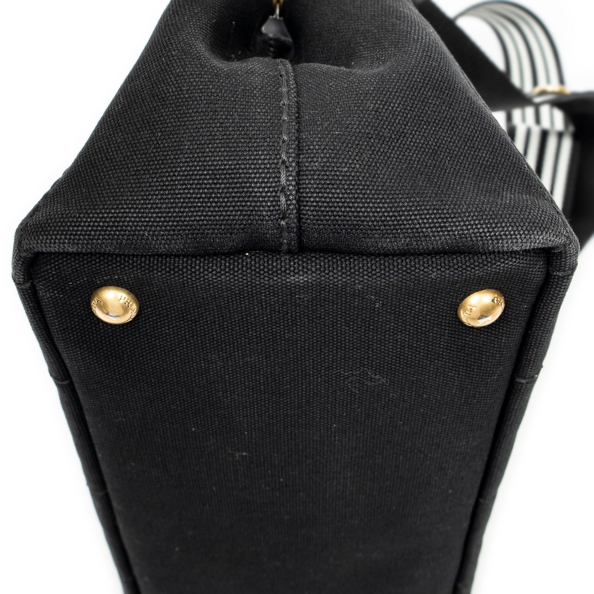 Shoulder Bag Small Canapa Tote Black Canapa Canvas