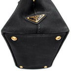 Shoulder Bag Small Canapa Tote Black Canapa Canvas