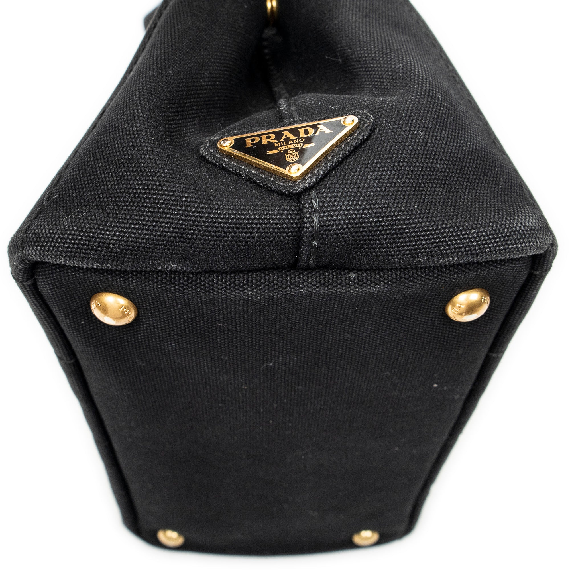Shoulder Bag Small Canapa Tote Black Canapa Canvas