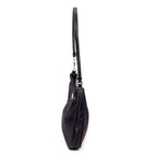 Shoulder Bag Small Hobo Purple Nylon Canvas