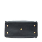 Shoulder Bag Small Classic Y Cabas Black Calfskin Leather