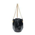 Shoulder Bag Small Talitha Bucket Bag Black Calfskin Leather