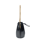 Shoulder Bag Small Talitha Bucket Bag Black Calfskin Leather