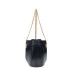 Shoulder Bag Small Talitha Bucket Bag Black Calfskin Leather