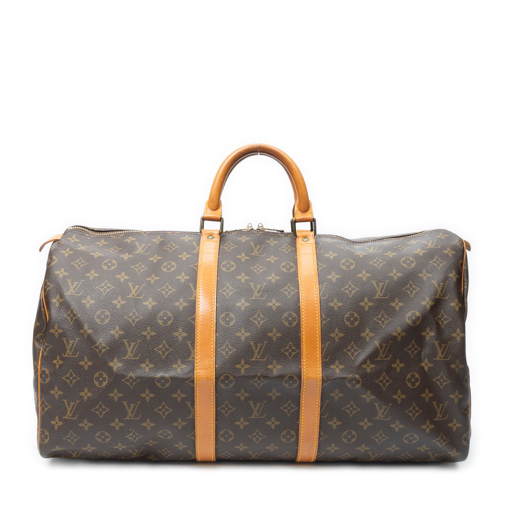 Travel Bag Keepall 60 Brown Monogram Canvas