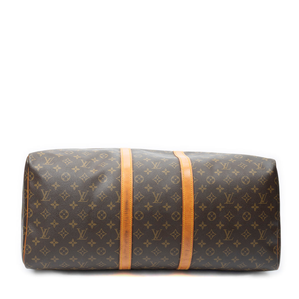Travel Bag Keepall 60 Brown Monogram Canvas