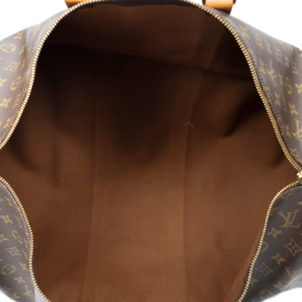 Travel Bag Keepall 60 Brown Monogram Canvas