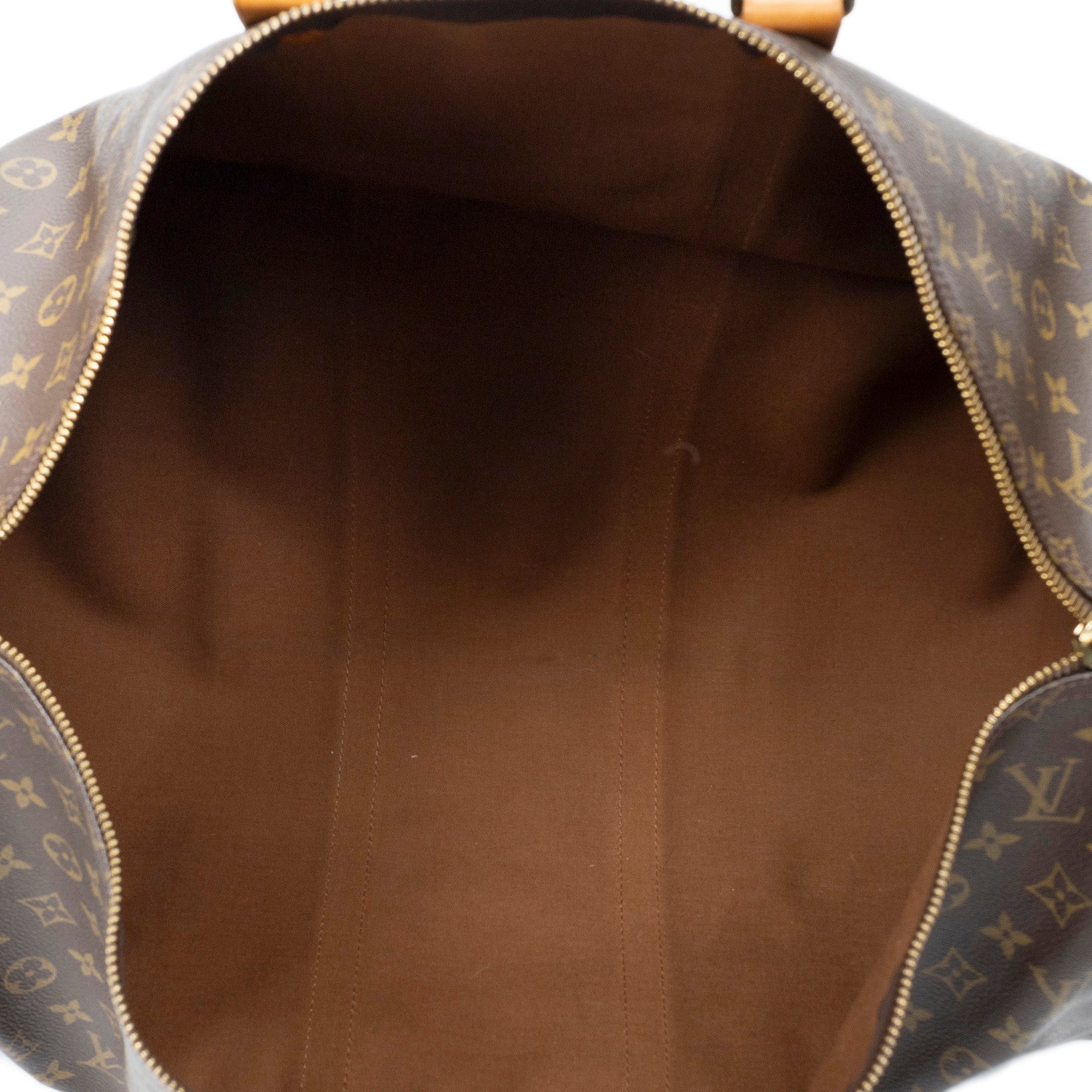 Travel Bag Keepall 60 Brown Monogram Canvas