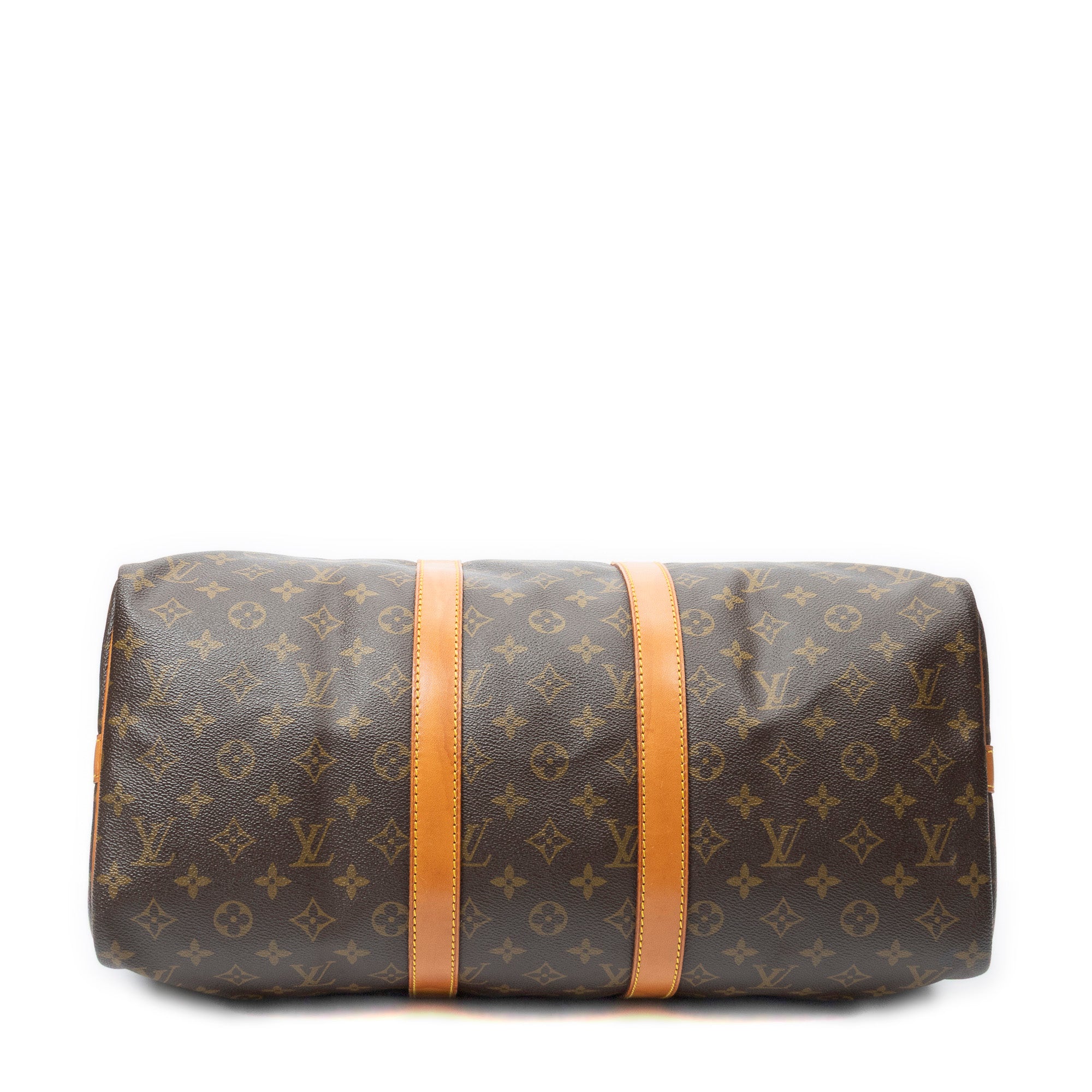 Travel Bag Keepall Bandouliere 45 Brown Monogram Canvas