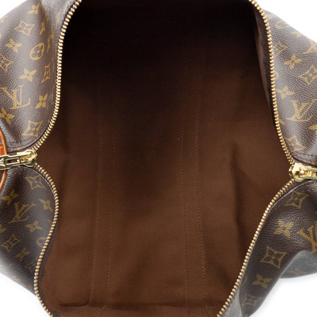 Travel Bag Keepall Bandouliere 45 Brown Monogram Canvas
