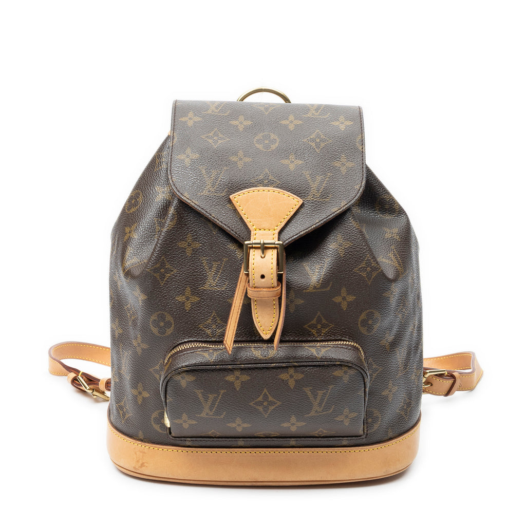 Backpack Montsouris MM Brown Monogram Canvas