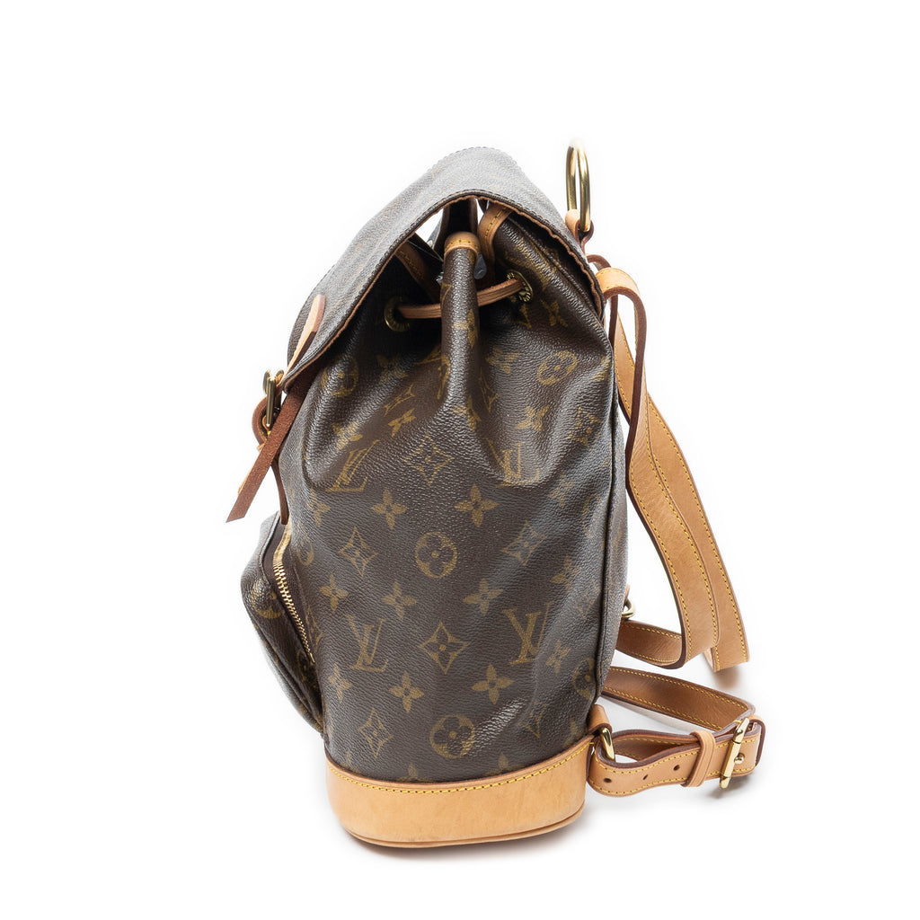 Backpack Montsouris MM Brown Monogram Canvas