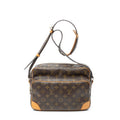 Shoulder Bag Nil Brown Monogram Canvas