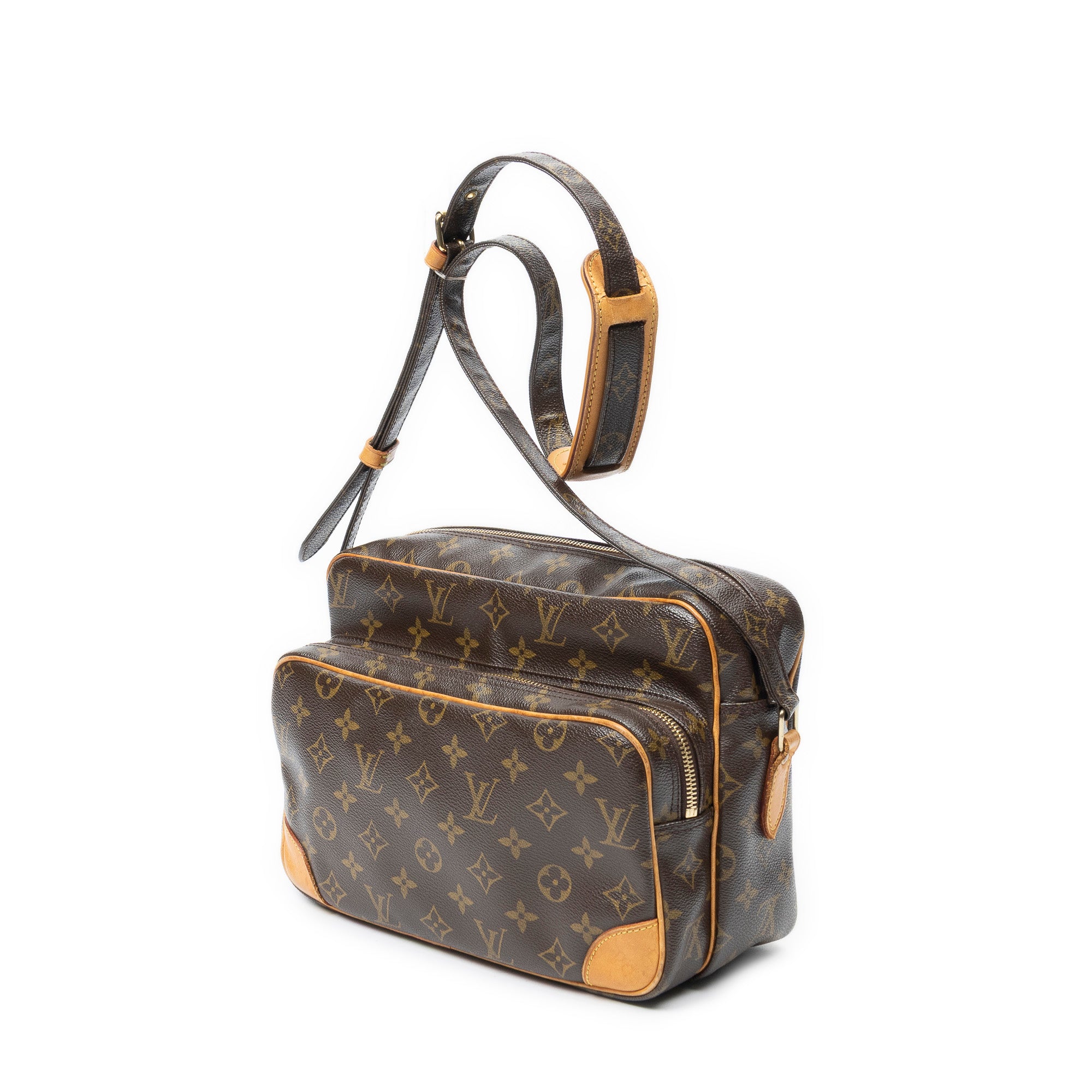 Shoulder Bag Nil Brown Monogram Canvas