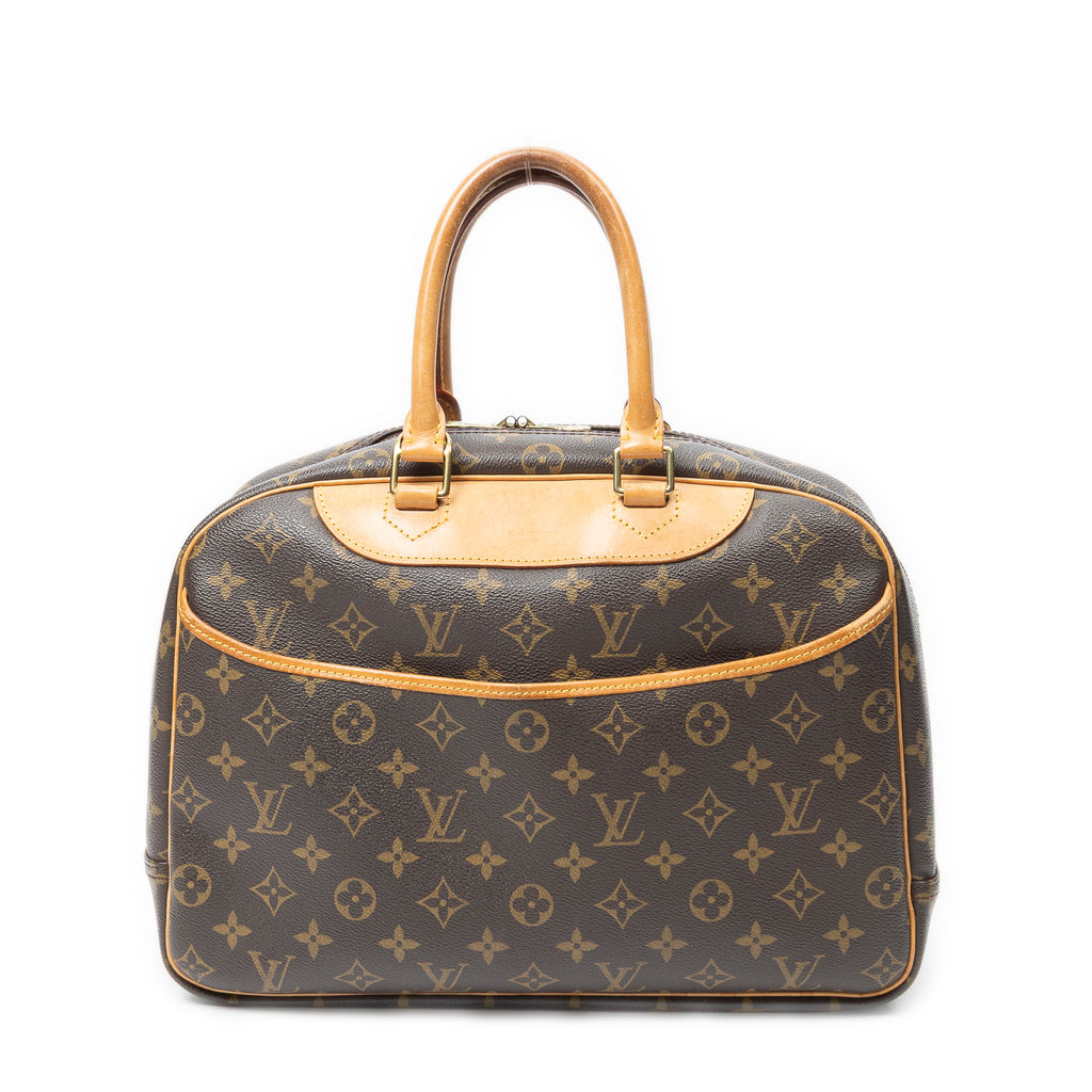 Handbag Deauville Brown Monogram Canvas