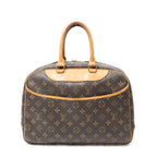 Handbag Deauville Brown Monogram Canvas