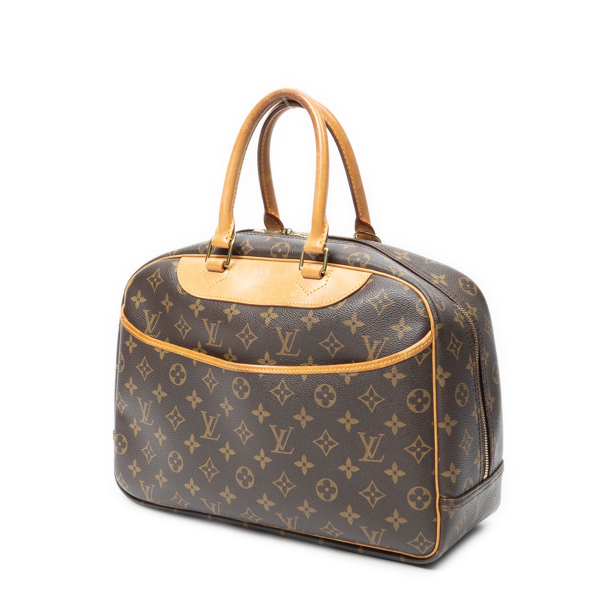 Handbag Deauville Brown Monogram Canvas