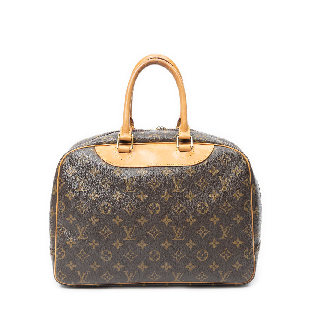 Handbag Deauville Brown Monogram Canvas