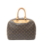 Handbag Deauville Brown Monogram Canvas