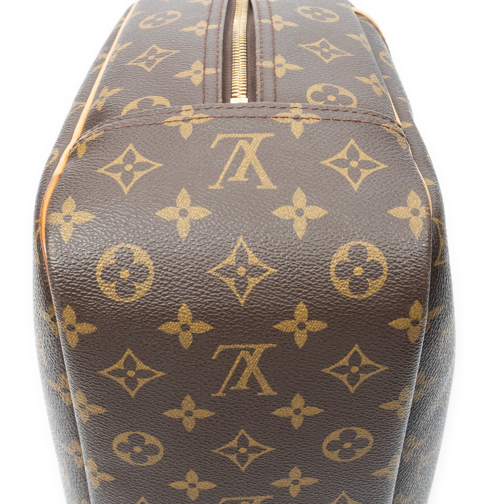 Handbag Deauville Brown Monogram Canvas