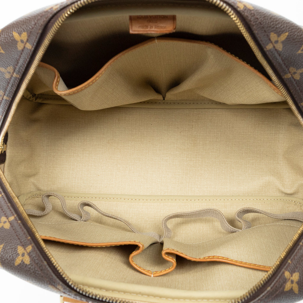 Handbag Deauville Brown Monogram Canvas