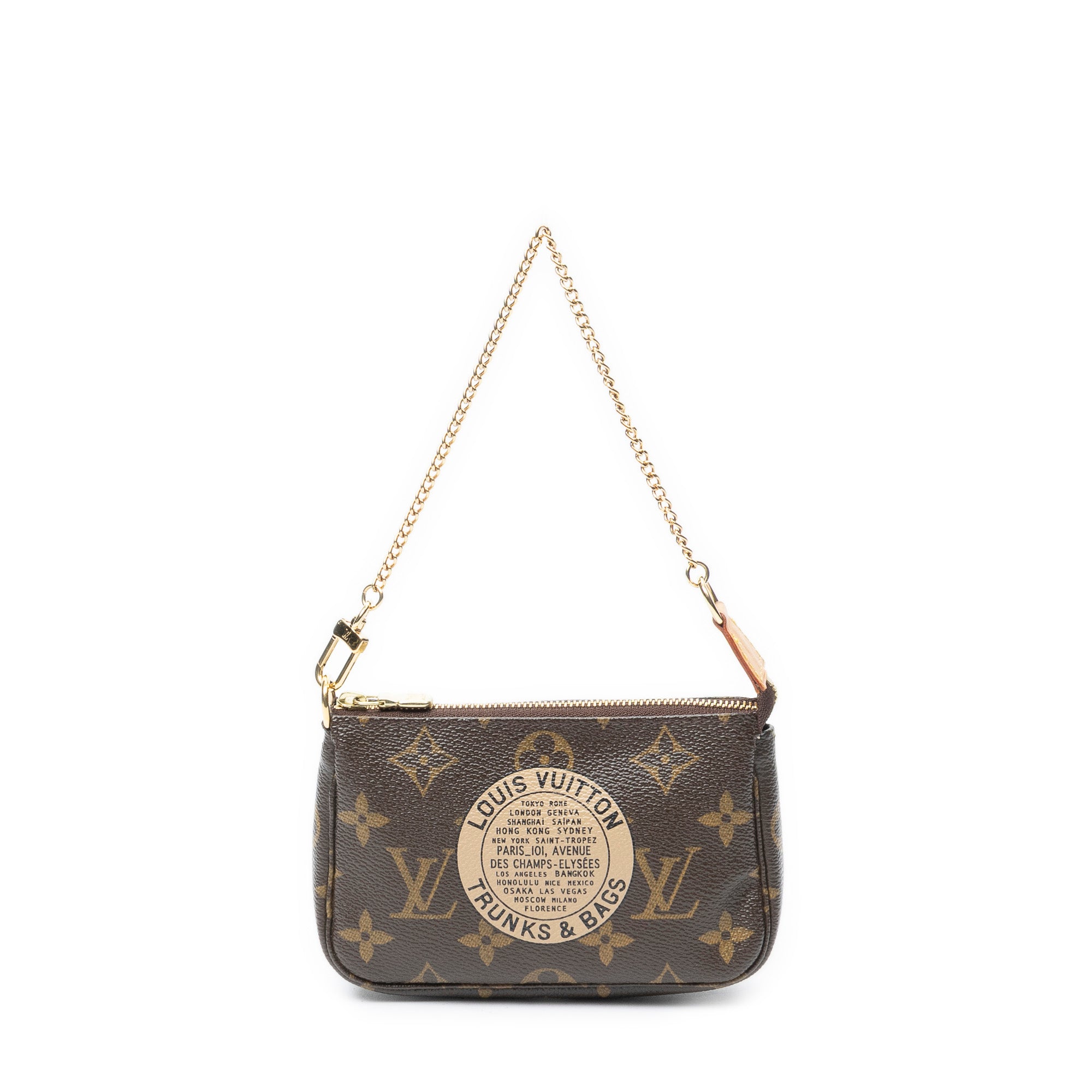 Pouch Mini Pochette Accessoires Brown Monogram Canvas