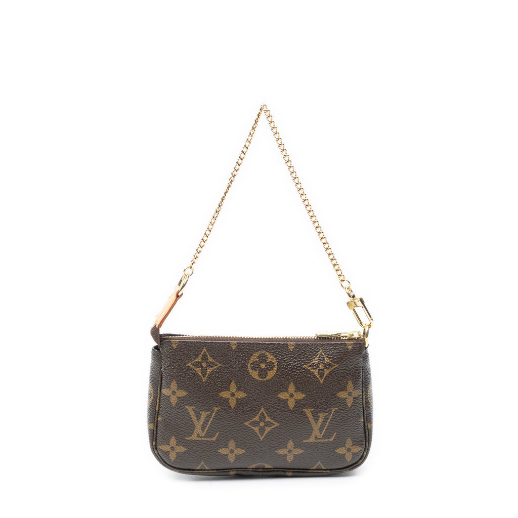 Pouch Mini Pochette Accessoires Brown Monogram Canvas