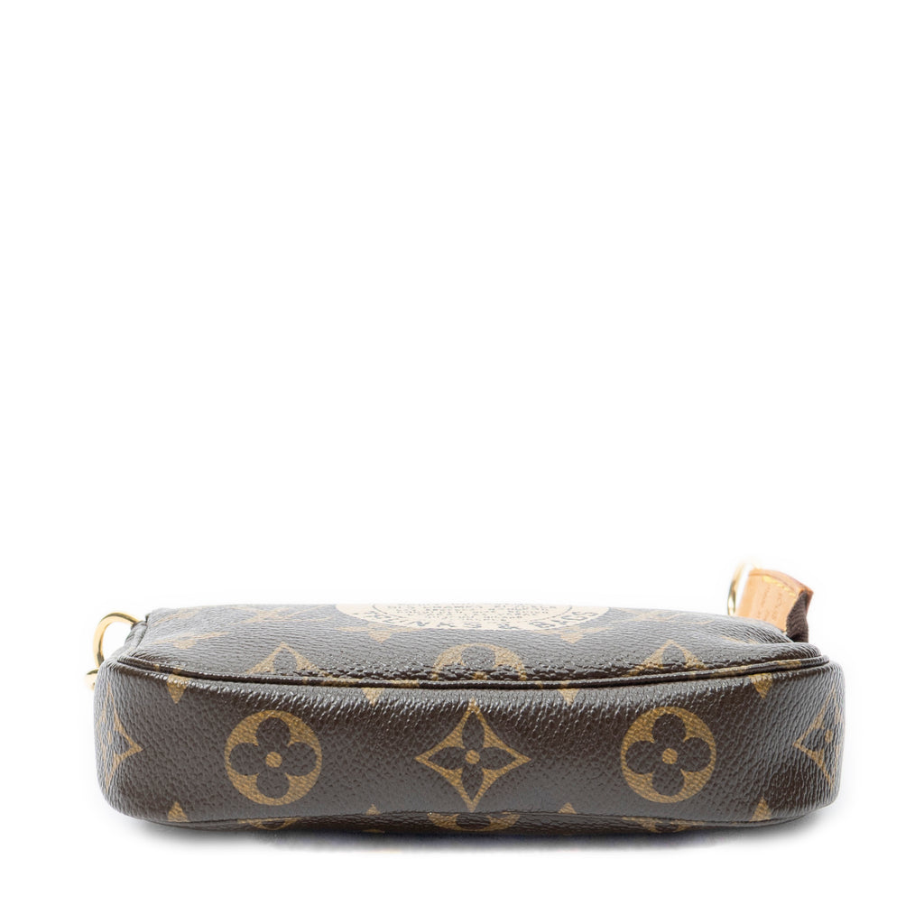 Pouch Mini Pochette Accessoires Brown Monogram Canvas