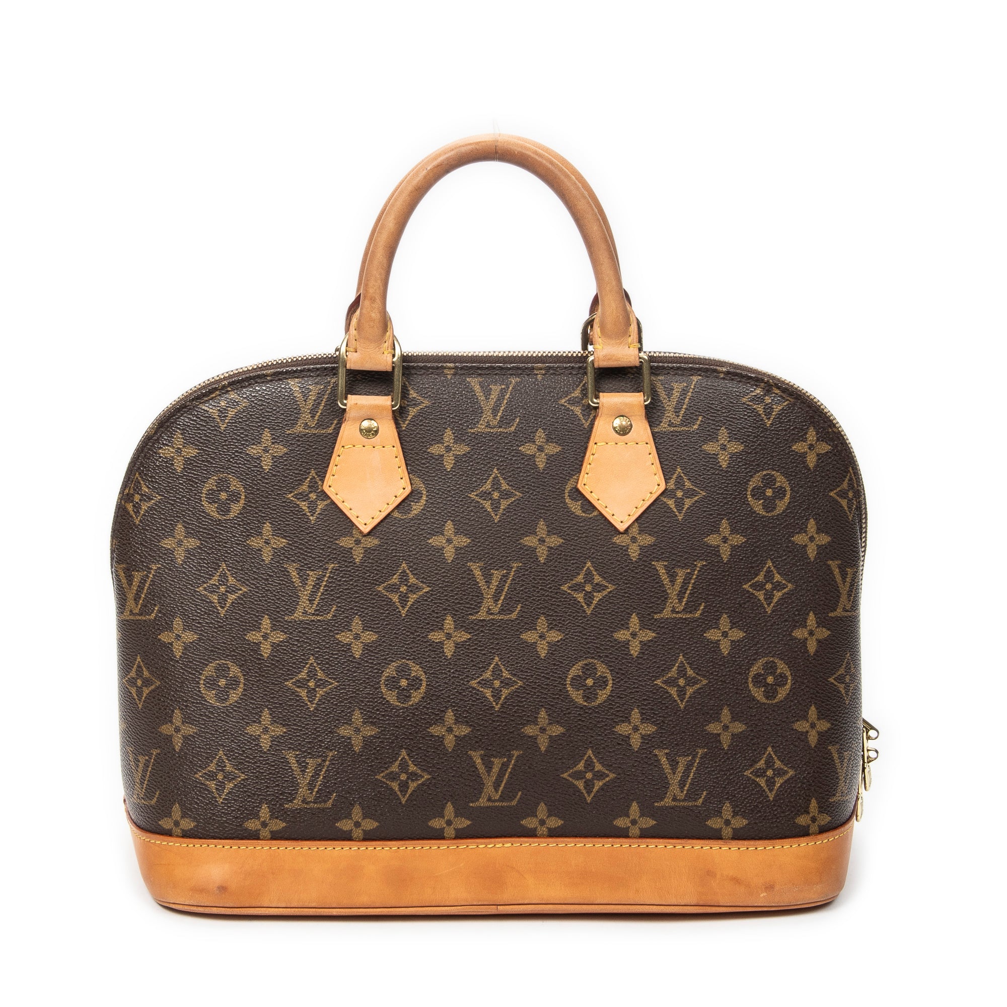 Handbag Alma PM Brown Monogram Canvas