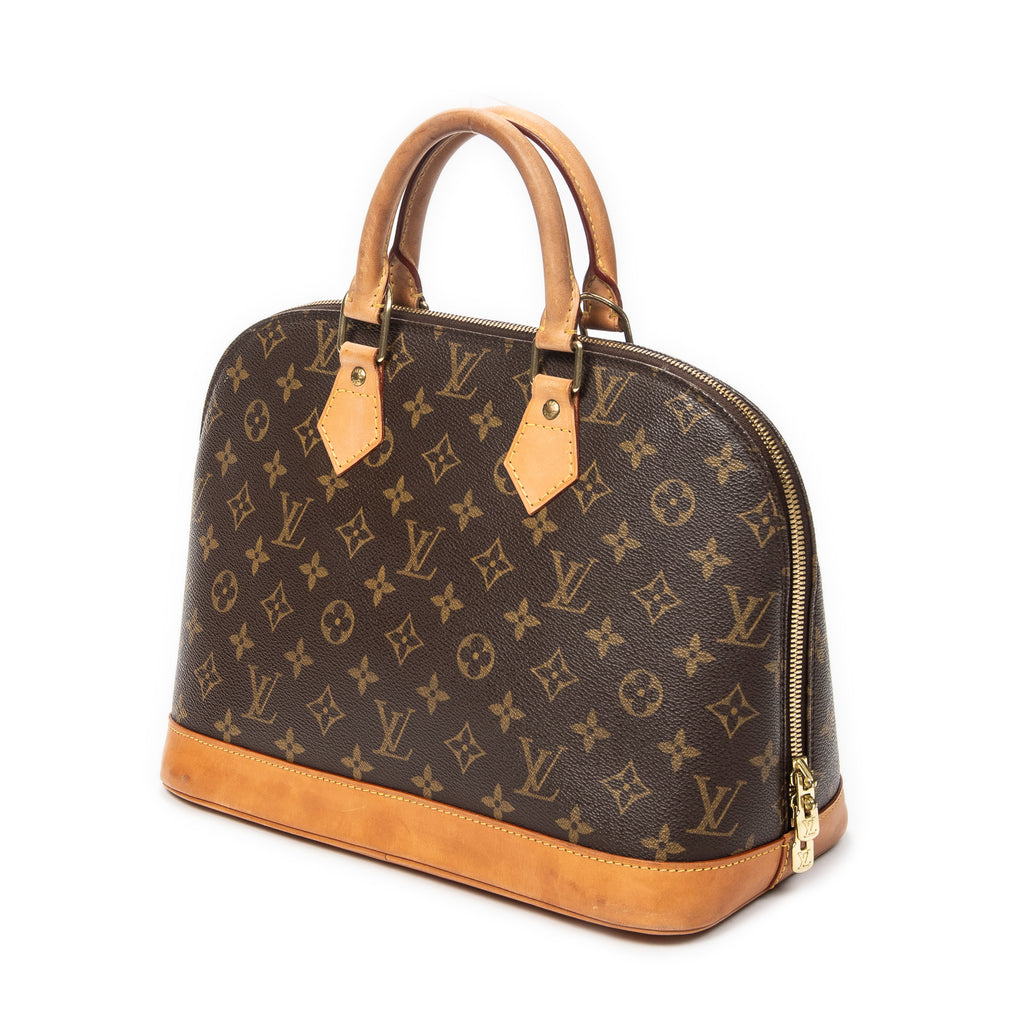 Handbag Alma PM Brown Monogram Canvas