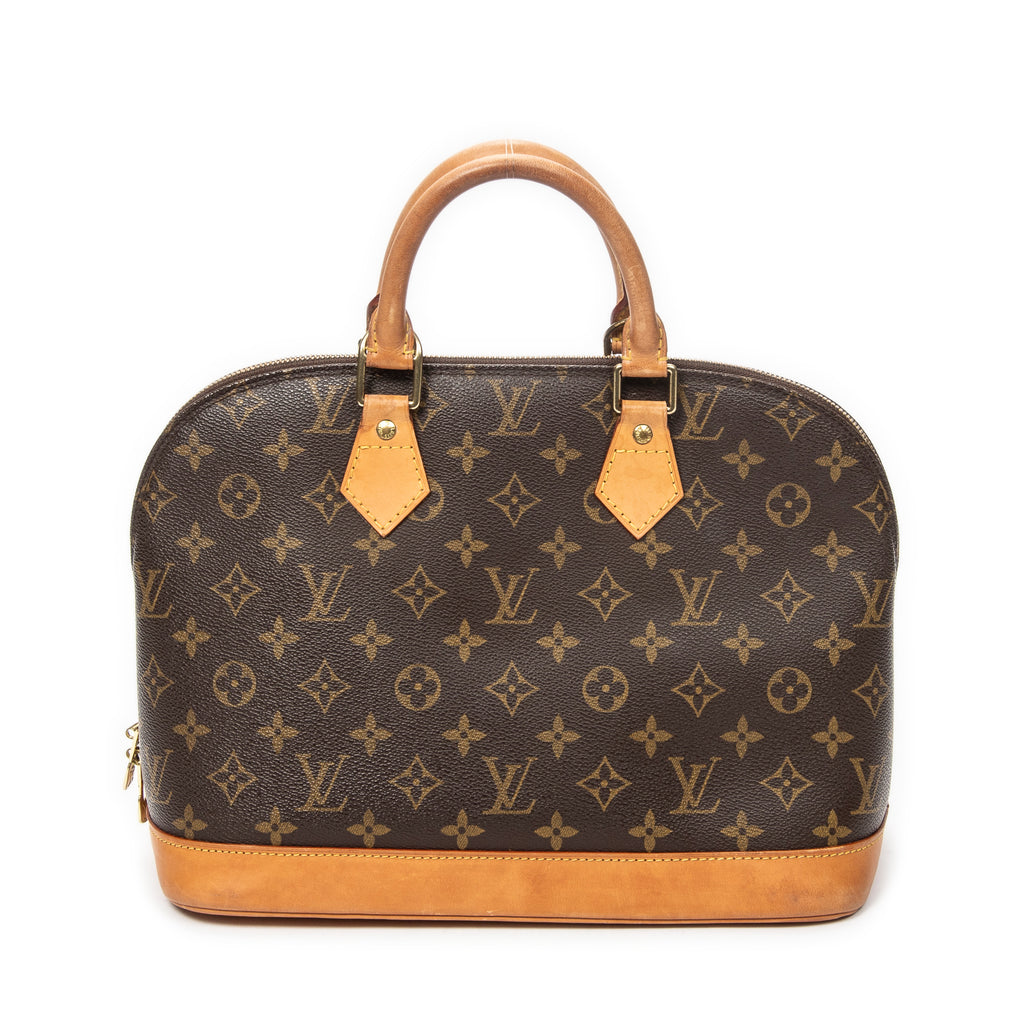 Handbag Alma PM Brown Monogram Canvas