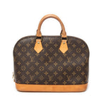 Handbag Alma PM Brown Monogram Canvas
