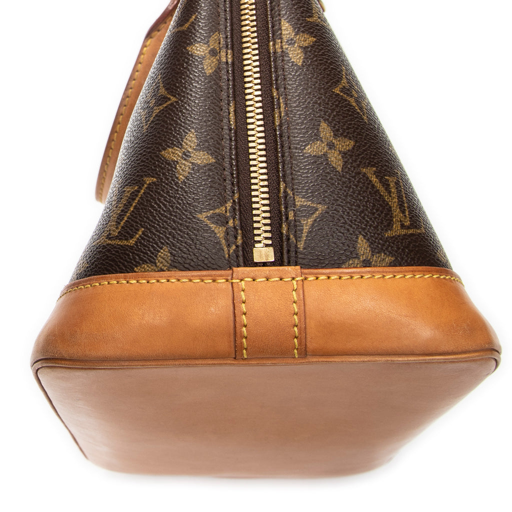 Handbag Alma PM Brown Monogram Canvas